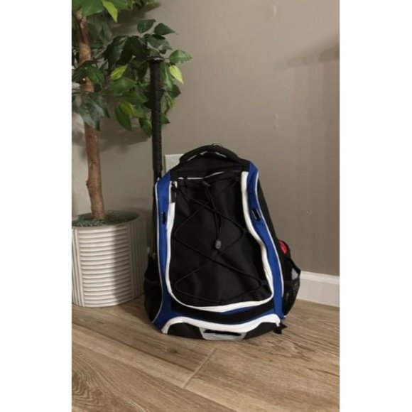 Youth Baseball Bag - Bat Backpack for Baseball, T-Ball & Softball Equipment - Picture 1 of 1